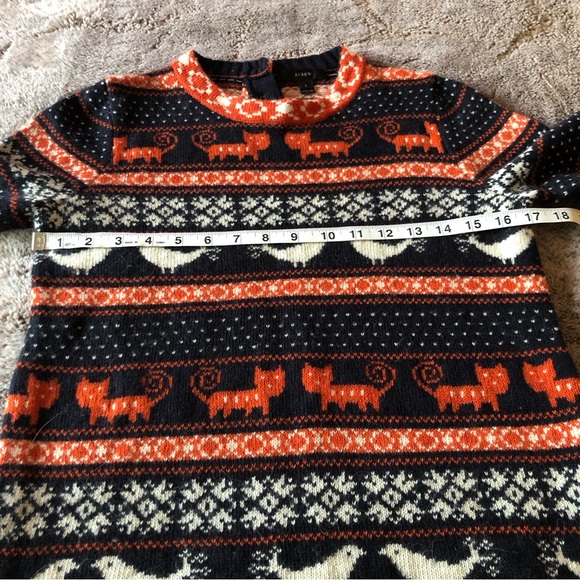 J. CREW Cat Bird Wool Blend Sweater - Picture 6 of 14